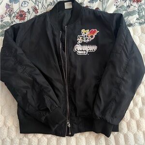 Forever 21 Black Powerpuff Girls Bomber Jacket